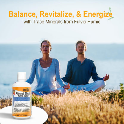 Vital Earth Minerals Detox and Wellness Support – Fulvic Humic Mineral Blend with 70+ Trace Minerals + Super Multi, Liquid Multivitamins, MTHFR Enhancement, 32 OZ Ea Vital Earth MineralsBuy Supplements Australia