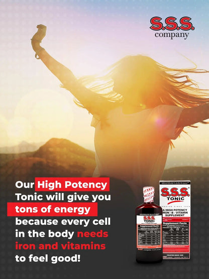 S.S.S. Tonic, Iron and Vitamin B Supplement, High Potency Vitamins, Bottle,10 Fl Oz (Pack of 1) S.S.S. CO.Buy Supplements Australia
