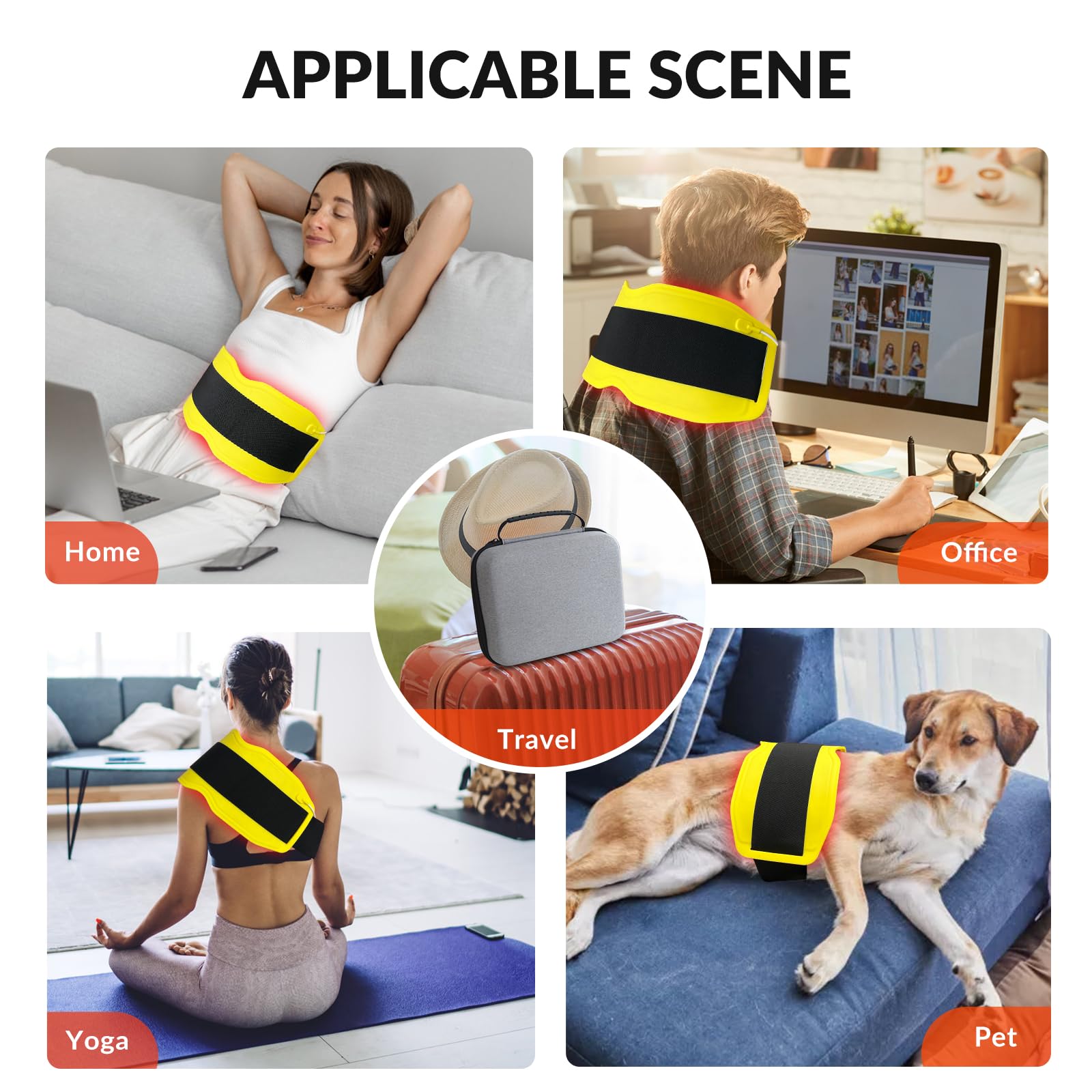 Fimem Red Light Therapy Belt 660nm 850nm 940nm, Red Light Therapy Device for Back, Infrared Light Therapy FimemBuy Supplements Australia