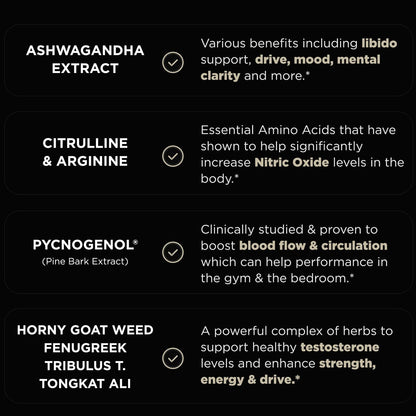 21,800mg Testosterone Booster for Men 8X Strength w. Ashwagandha, Tongkat Ali, Pycnogenol, Tribulus - Total T Male Enhancing Test Booster + Muscle Builder Workout Testosterone Supplement for Men TERRA ELMNTBuy Supplements Australia