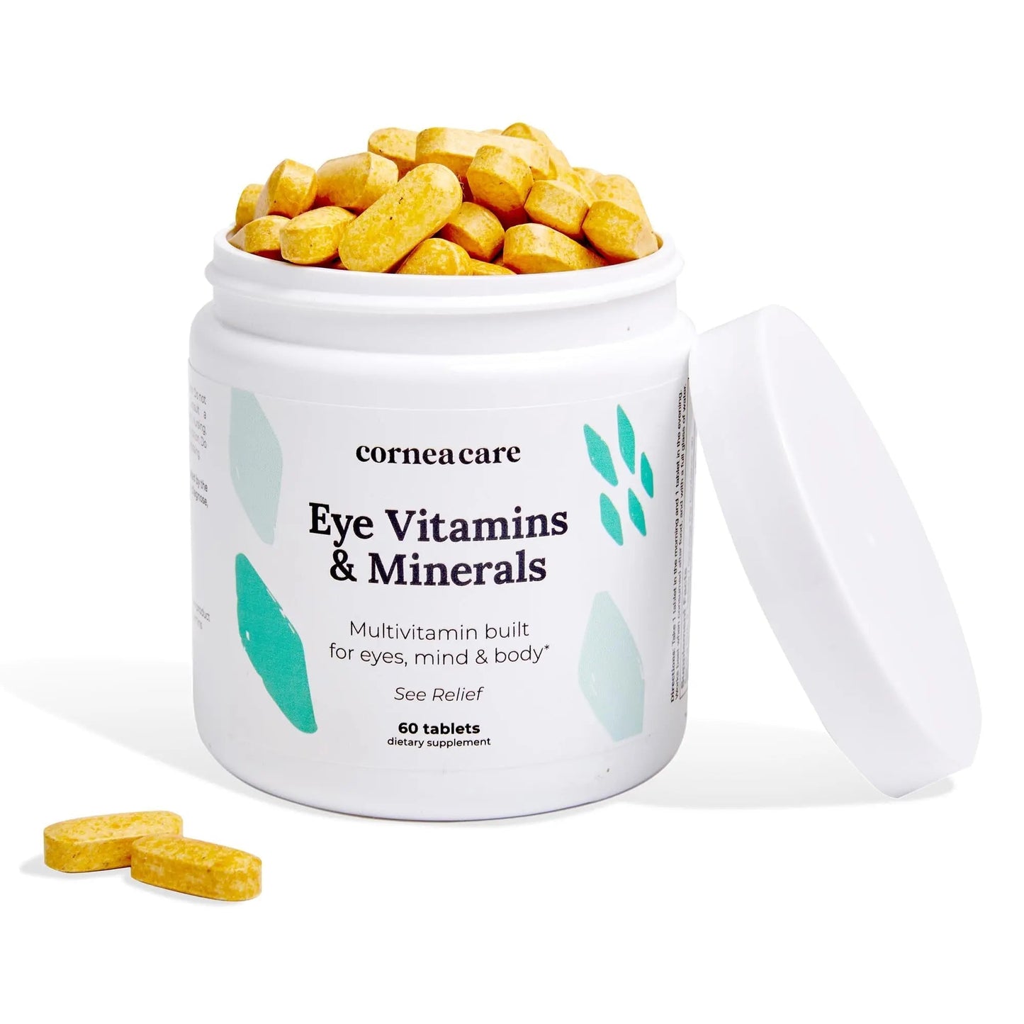 CorneaCare Vitamins and Minerals | Multivitamin for Vision & Health | Dry Eye Supplements | 60 Tablets CorneaCare