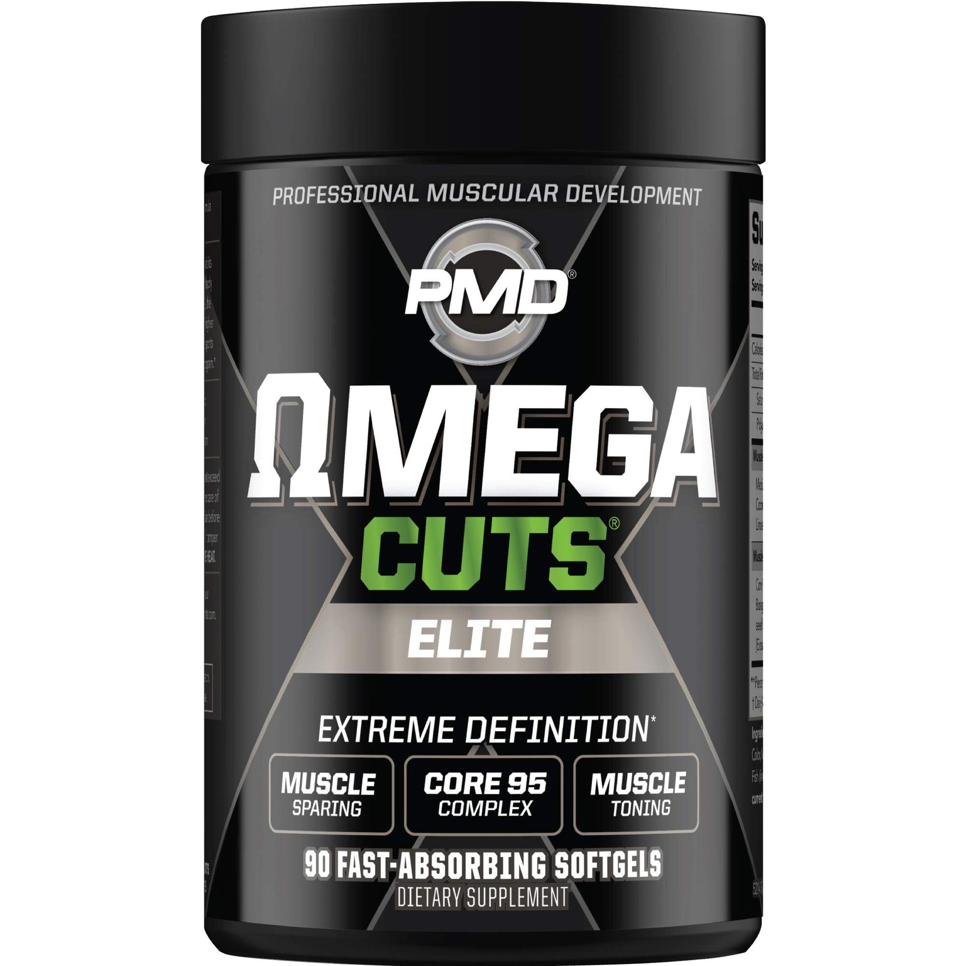 PMD Sports Ultra Pump Fuel Insanity - Pre Workout - Grape Gusher (30 Servings) Sports Omega Cuts Elite Thermogenic Fat Burner (90 Softgels)