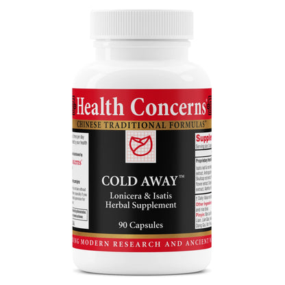 Health Concerns Cold Away - Immune Support & Defense - Vitamin Supplement for Flu Relief & Colds - Immunity System Booster - Licorice Root, Dong Quai, Chinese Skullcap & Andrographis - 90 Capsules Health ConcernsBuy Supplements Australia
