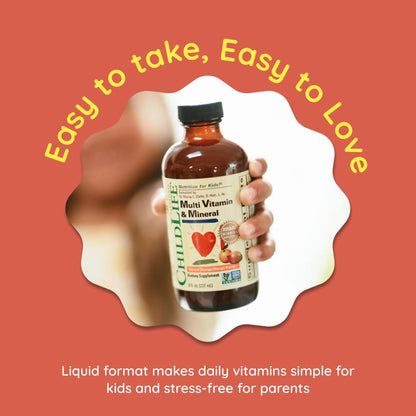 CHILDLIFE Essentials Kids Multivitamin & Mineral - Vitamins for Kids, Liquid Multivitamin for Toddler & Baby - Natural Orange & Mango, 8 Fl Oz (Pack of 2) CHILDLIFE ESSENTIALSBuy Supplements Australia