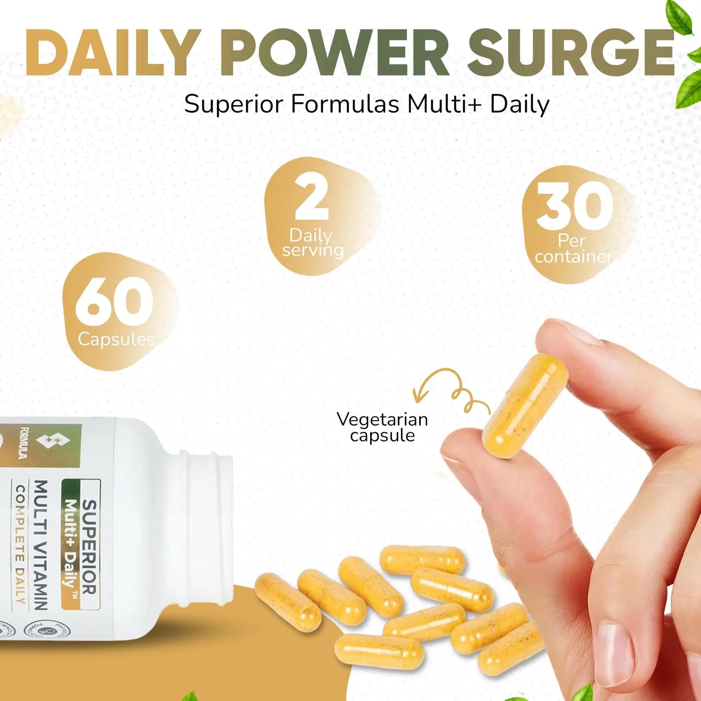 Superior Formulas LLC High Potency Multivitamin with AREDS2 Nutrients; Physician-Formulated Daily Supplement with Lutein, Zeaxanthin, Zinc, Vitamin C & E Superior Formulas LLC
