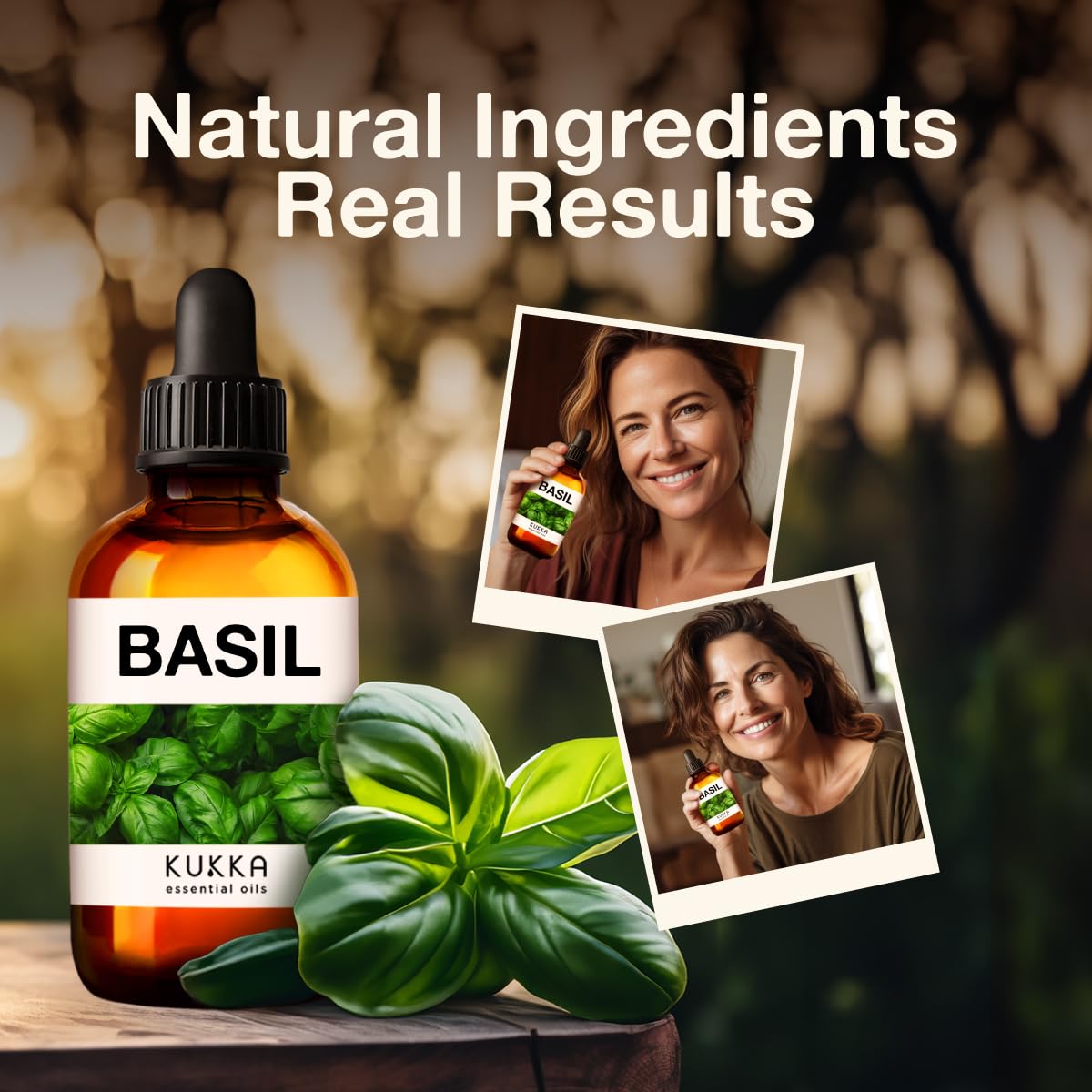 Kukka Basil Essential Oil for Diffusers - Basil Essential Oil for Skin - Basil Oil for Aromatherapy, Skin, Fragrance KUKKA essential oilsBuy Supplements Australia