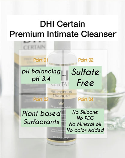 DHI PROBIOTIC Certain Intimate Wash for Men with 3 kinds of probiotics plus 20 Premium Natural DHIBuy Supplements Australia