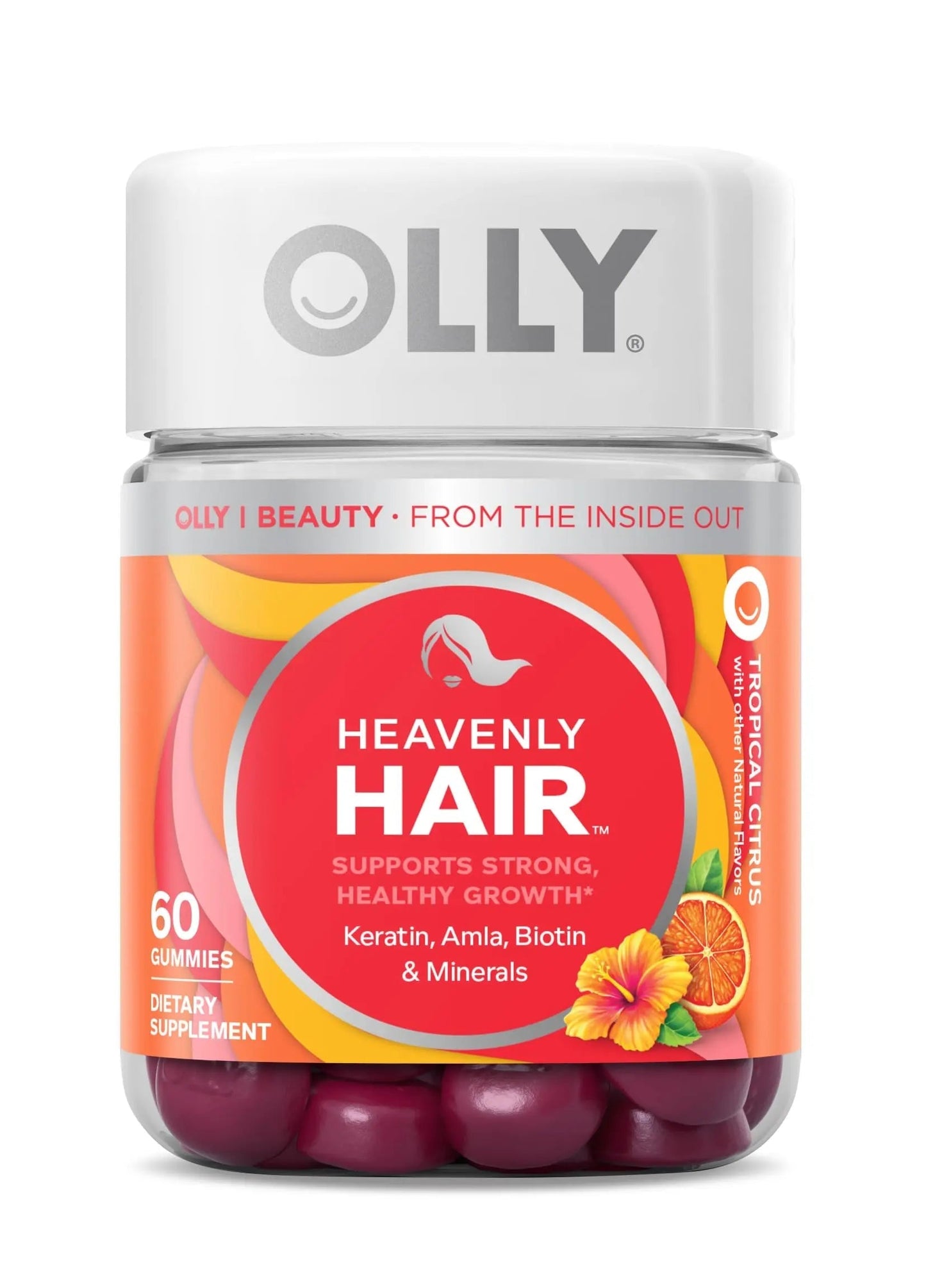 OLLY Hair Gummy 60ct & Kids Multivitamin Gummy Worms 70ct Supplement Bundles OLLYBuy Supplements Australia