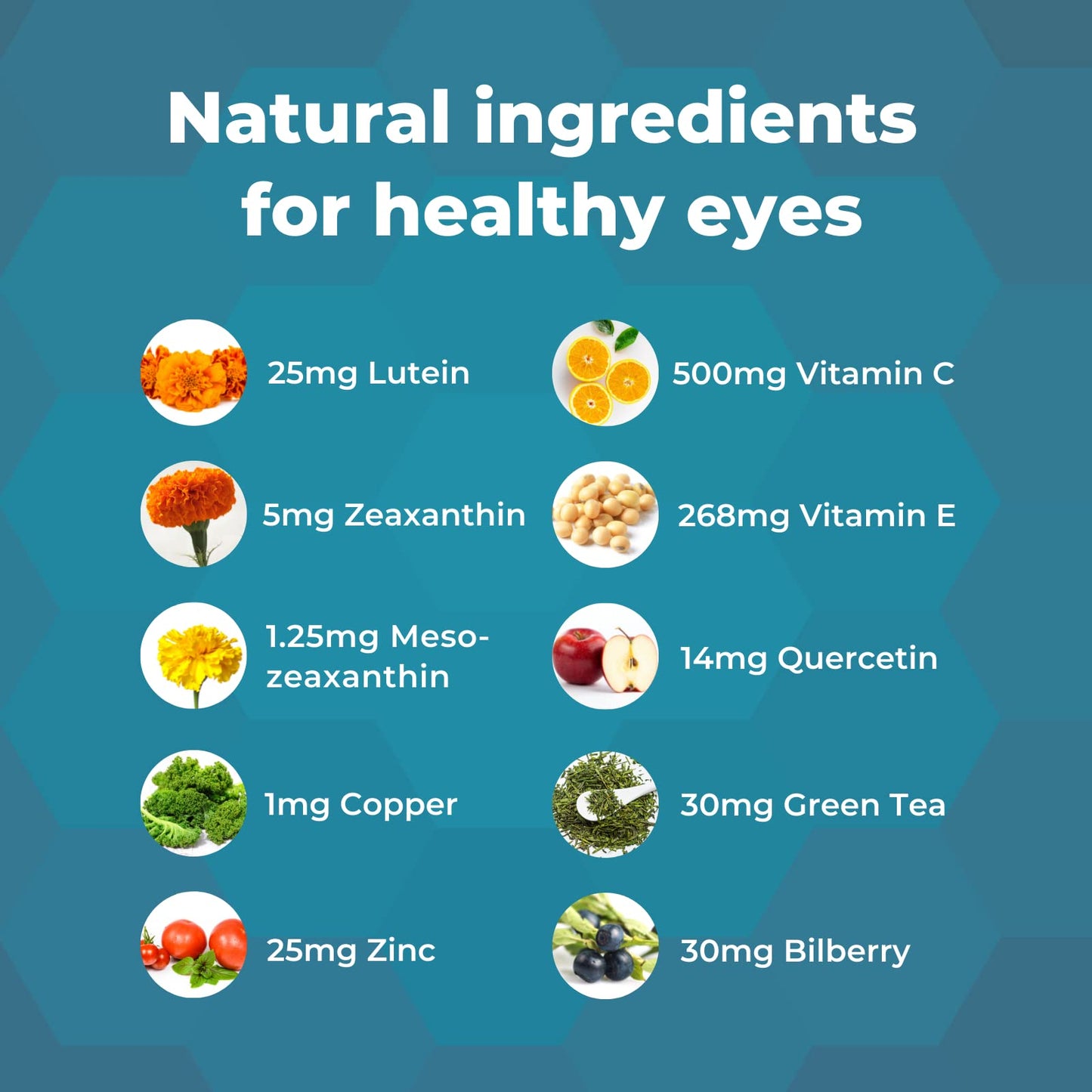 Natural Eye Health Vitamins with Bilberry Zeaxanthin Lutein - Macular Supp EyecheckBuy Supplements Australia