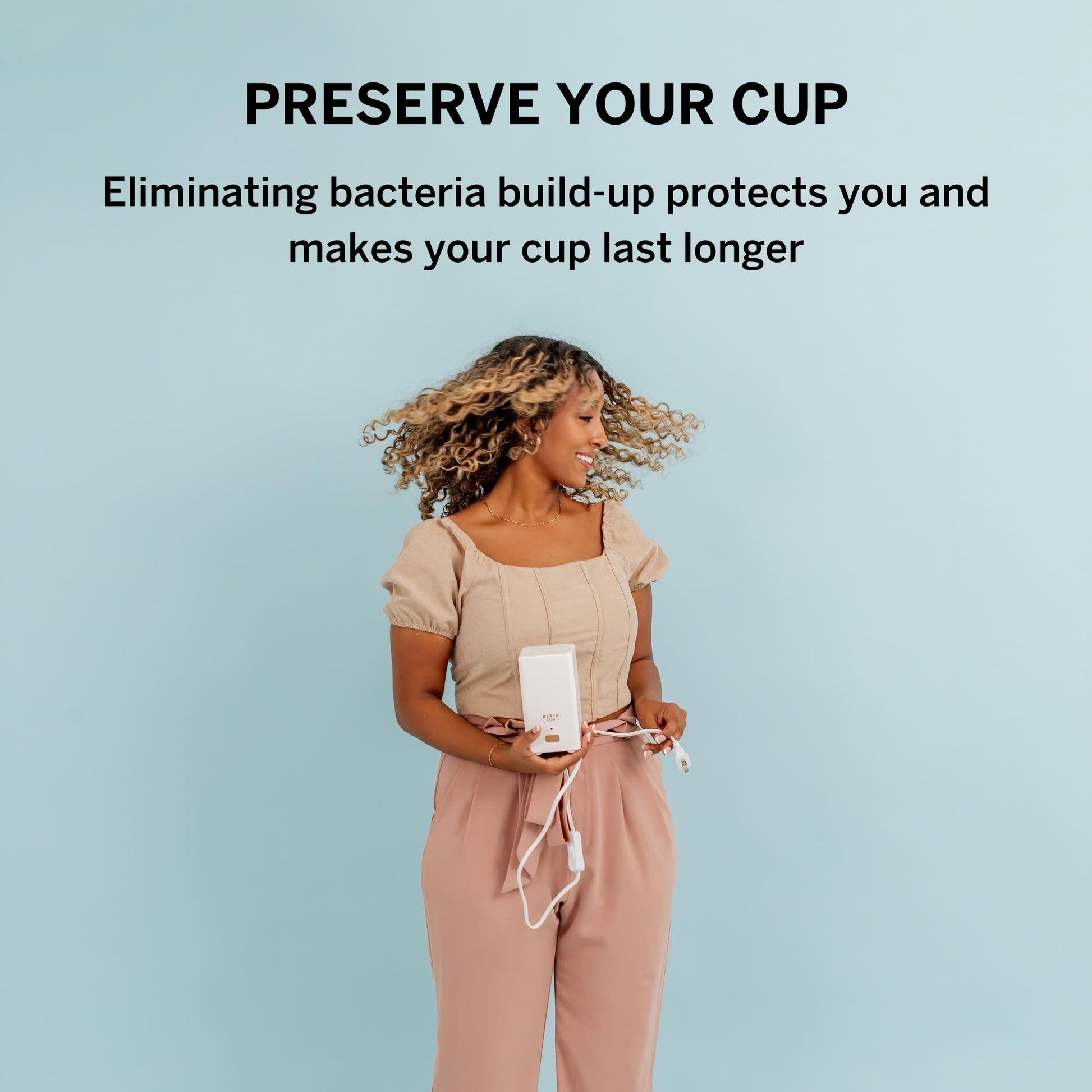 Pixie Menstrual Cup Sterilizer Cleaner Machine - The Only Hinged Lid Steamer & Drying Stand Pixie CupBuy Supplements Australia