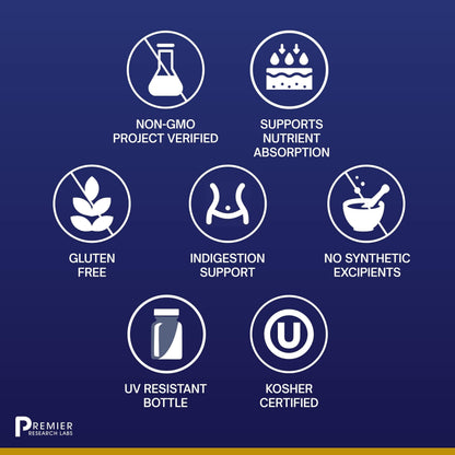 Premier Research Labs Premier HCL - Betaine HCL, Betaine Hydrochloride Supplement for Optimal Digestive Function, Nutrient Absorption, Betaine-HCL for Low Stomach Acid- 90 Vegetarian Capsules Premier Research LabsBuy Supplements Australia