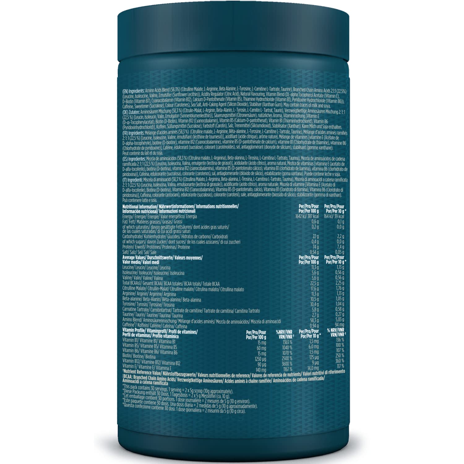 Kinetica PreFuel, Pre Workout, 5.7g Amino Acids & 2.2g BCAA's per Serving, 30 Servings KineticaBuy Supplements Australia