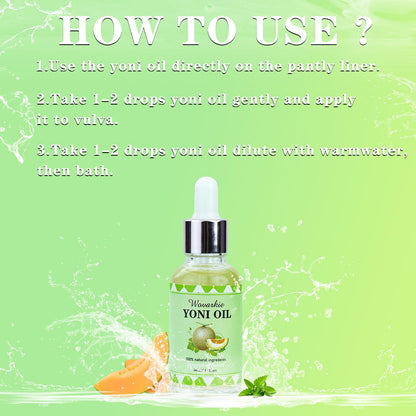 2 Packs Yoni Oil for Women, 1 fl oz/30 ml Feminine Oil Intimate Deodorant for Women, Restores Ph WovarkieBuy Supplements Australia