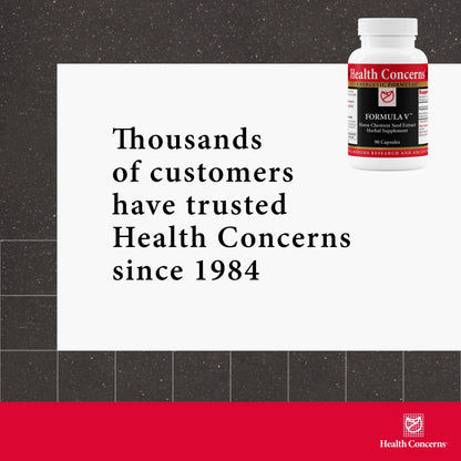 Health Concerns Formula V – Blood Flow & Circulation Support Supplement – Vein Health for Swelling, Leg Cramps, Varicose Veins, Inflammation & Heavy Legs – Chinese Herbal Formula – 90 Capsules Health ConcernsBuy Supplements Australia