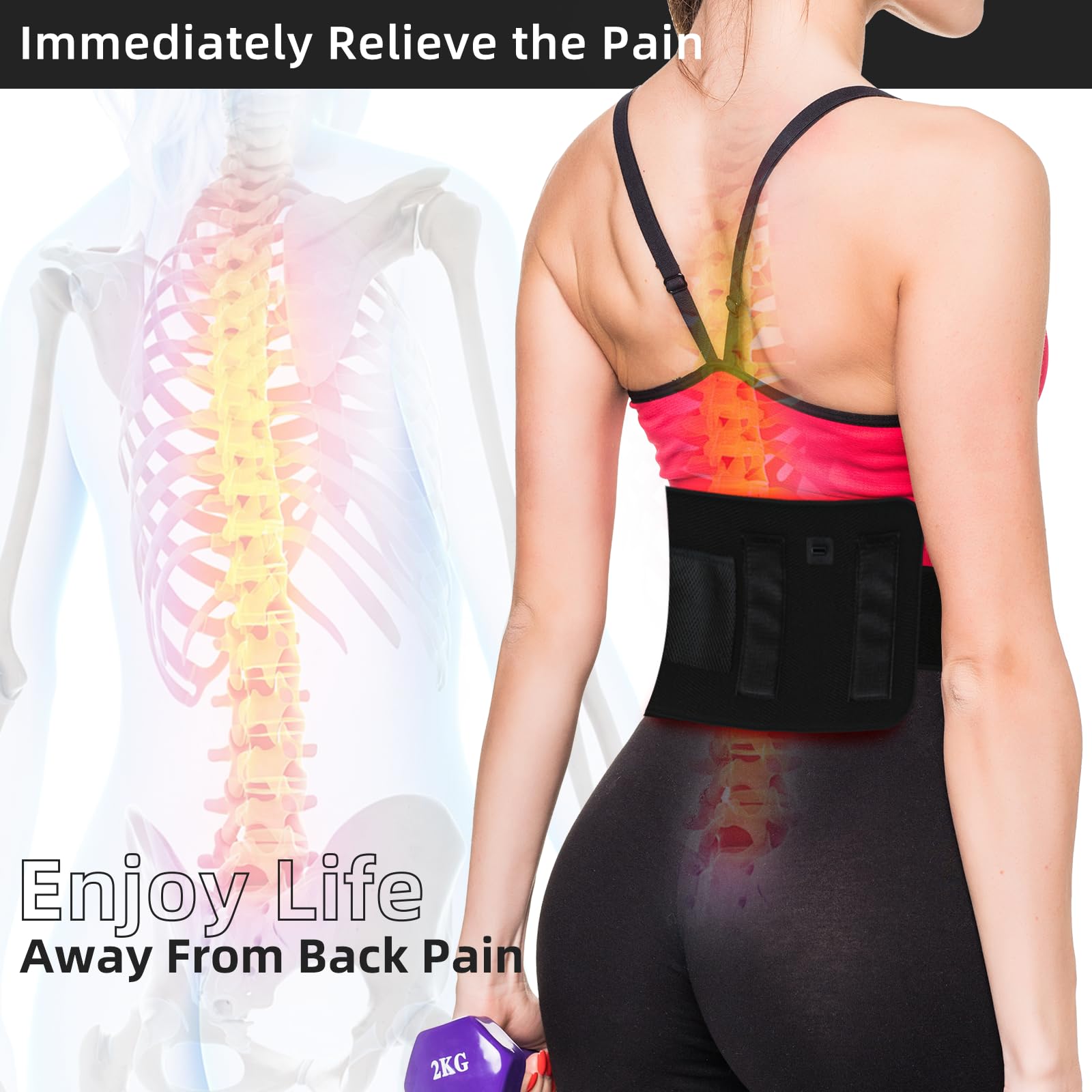 Red Light Therapy Belt, Infrared Light Therapy Wrap, 384PCS Red Light &Infrared Light HaSoCareBuy Supplements Australia