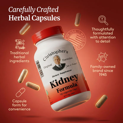 Christopher's Original Formulas Kidney Formula - Kidney Cleanse Detox & Repair Formula - Herbal Blend for Kidney Support Christopher's Original FormulasBuy Supplements Australia