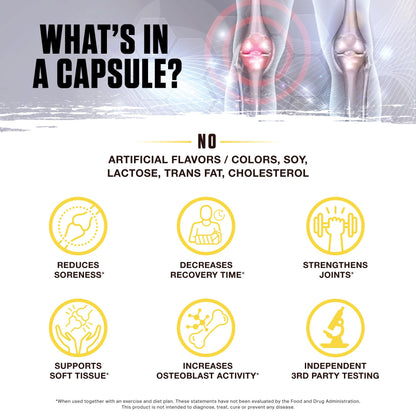 Ambrosia Mwendo - Joint & Ligament Repair | Strengthen Tendons & Increase Soft Tissue Extensibility | Muscle Soreness, & Recovery Time with BioCell Collagen | 90 Veggie Capsules AmbrosiaBuy Supplements Australia