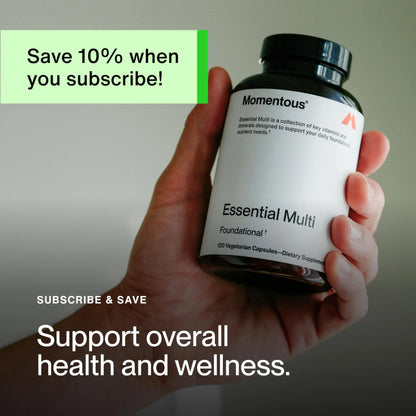 Momentous Essential Multivitamin for Women & Men - Complete Vitamin & Mineral Complex for Athletes & Wellness Enthusiasts - GMO- & Gluten-Free MomentousBuy Supplements Australia