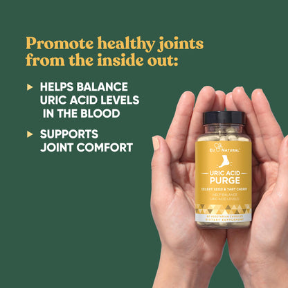 Purge! Uric Acid Flush – Eat & Drink What You Want – Detox and Cleanse with Celery Seed Extract Eu NaturalBuy Supplements Australia