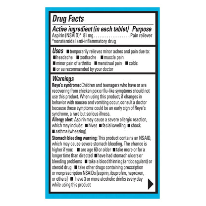 Ecotrin Low Strength Safety Coated Aspirin, NSAID 81mg, 45 count (2 Pack) EcotrinBuy Supplements Australia