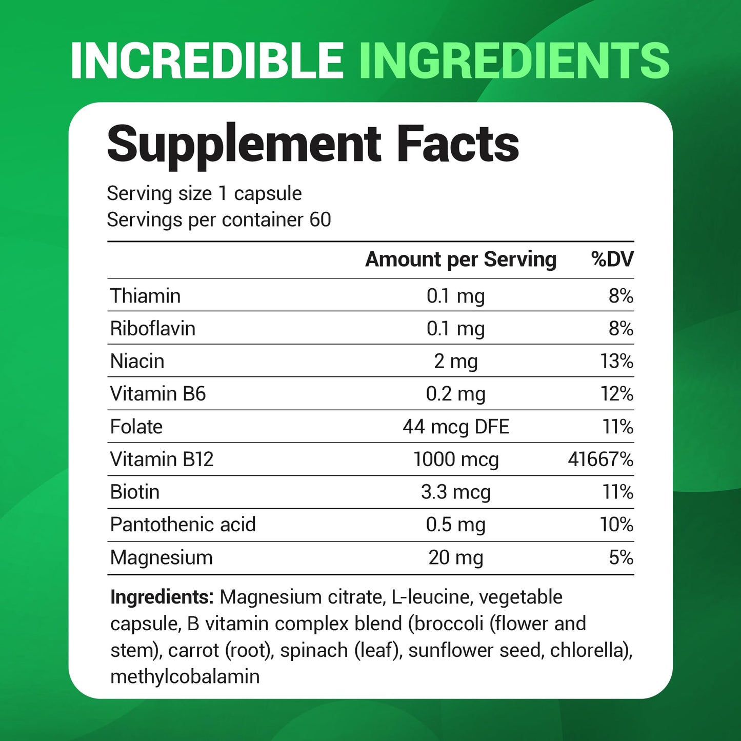 Dr. Berg Natural Vitamin B12 1000 mcg with B Complex Blend - Methylcobalamin B12 for Energy, Nerve Health, and Cognitive Function* - Methylated B12 with Folate - 60 Capsules (2-Month Supply) Dr. Berg NutritionalsBuy Supplements Australia