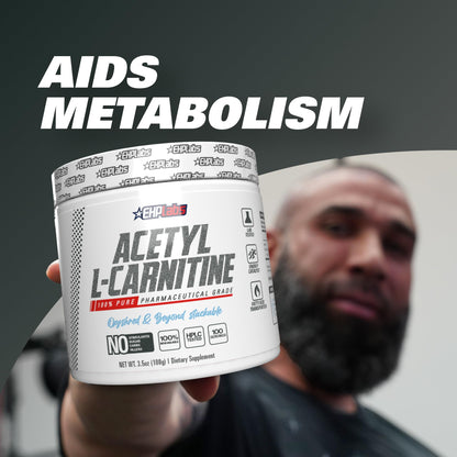 EHP Labs Acetyl L Carnitine Powder, Supports Natural Energy Production, Supports Metabolism EHP LabsBuy Supplements Australia