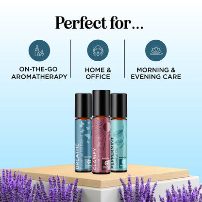 Headache Roll on Essential Oils - Aromatherapy Essential Oils Sets Variety Pack with Peppermint Clarify Maple HolisticsBuy Supplements Australia