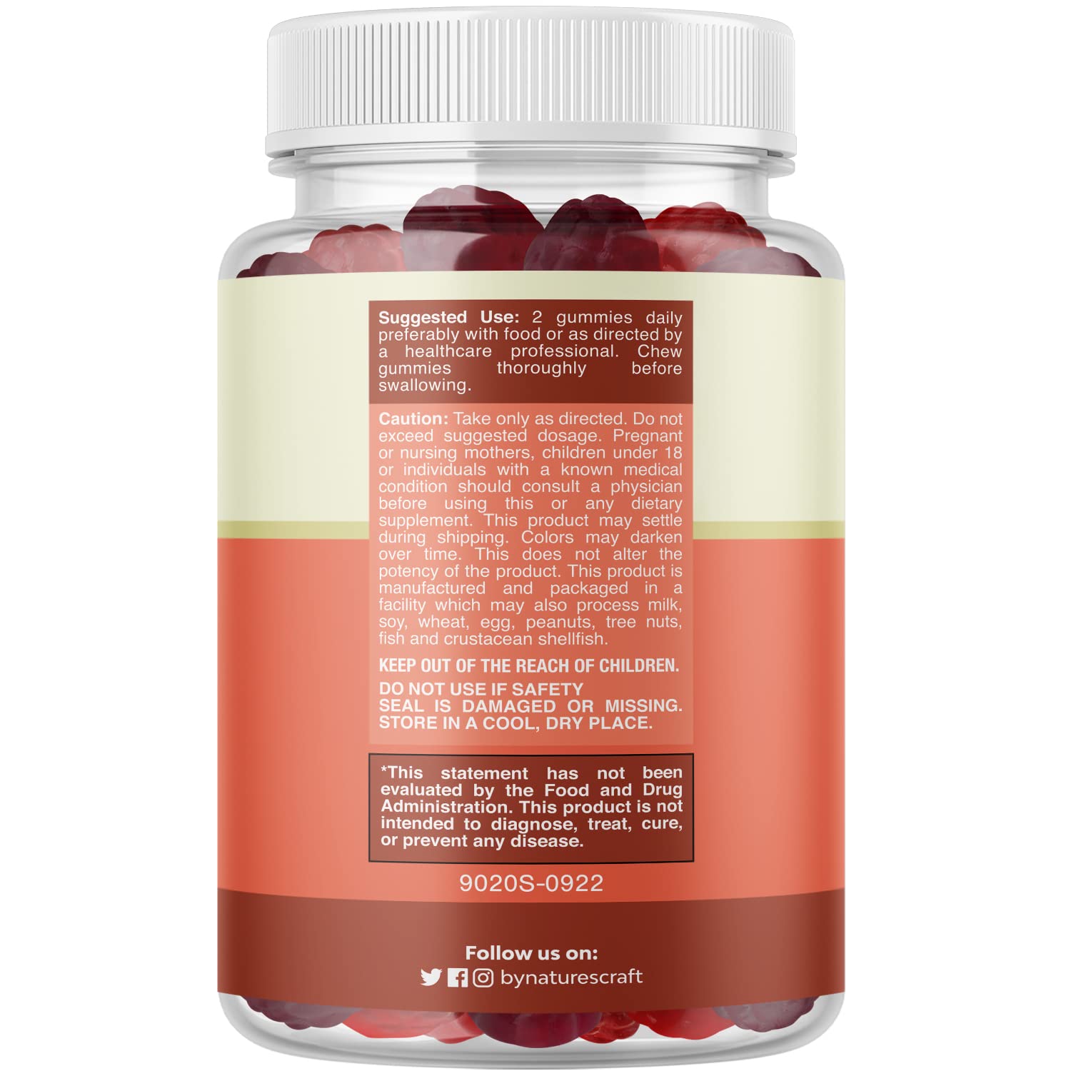 Sugar Free Fiber Gummies for Adults - High Fiber Supplement Gummies Vitamins for Adults Natures CraftBuy Supplements Australia
