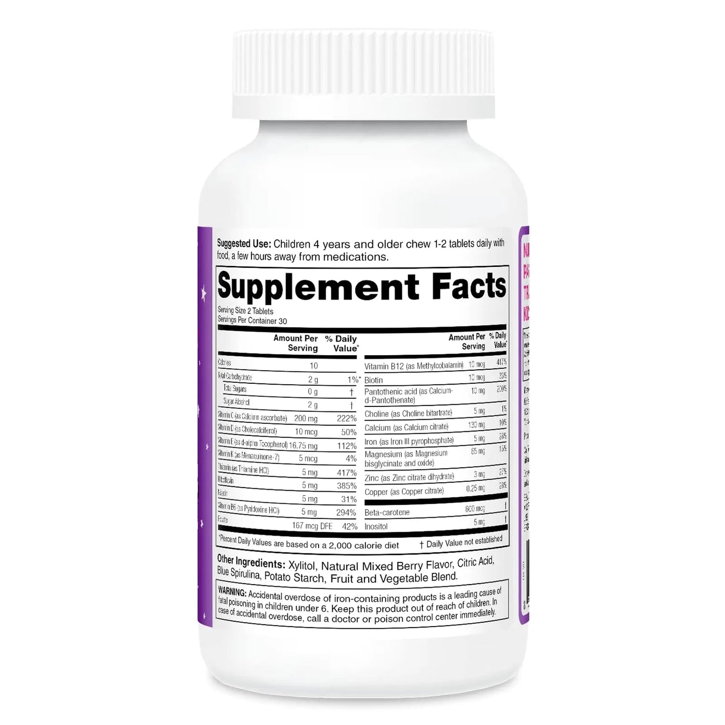 KidStar Nutrients StarMulti, Chewable Multivitamin and Multimineral Tablets for Kids, Plus Organic Fermented Whole Foods KidStar NutrientsBuy Supplements Australia