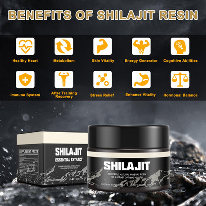 Shilajit Pure Himalayan Organic Shilajit Resin - Gold Grade 100% Shilajit Supplement ScarremoverBuy Supplements Australia