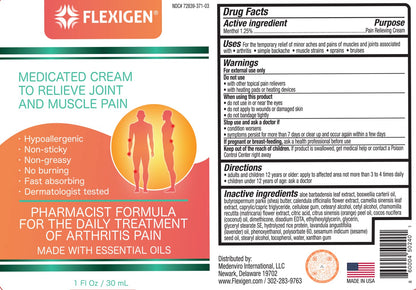 FLEXIGEN Pain Cream Lotion 3-Pack – Natural Menthol Formula with Frankincense & Essential Oils – Fast-Acting, Non-Greasy, Pleasant Scent FLEXIGENBuy Supplements Australia