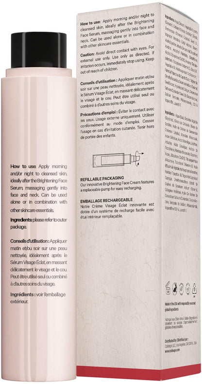 Codeage Maison Rouge Brightening Face Cream Refill Glutathione Cream, Collagen Peptides, Vitamin E, CoQ10 – Radiance & Antioxidant Complex – Paraben and Sulfates Free – Skin Care - 1.7 fl oz CodeageBuy Supplements Australia