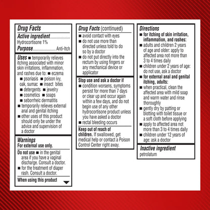 Cortizone-10 Maximum Strength Water Resistant Itch Relief Ointment, 1% Hydrocortisone, Fast-Acting, Anti-Itch Cream for Bug Bites, Rash, Eczema, Psoriasis, Poison Ivy, Oak, Sumac & More, 2 oz Cortizone 10Buy Supplements Australia