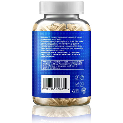 Gusevit 37-in-1 Women's Multivitamin for Immune & Stress Support, Energy Booster, Bone & Skin Health & Hair Growth | Gusevit