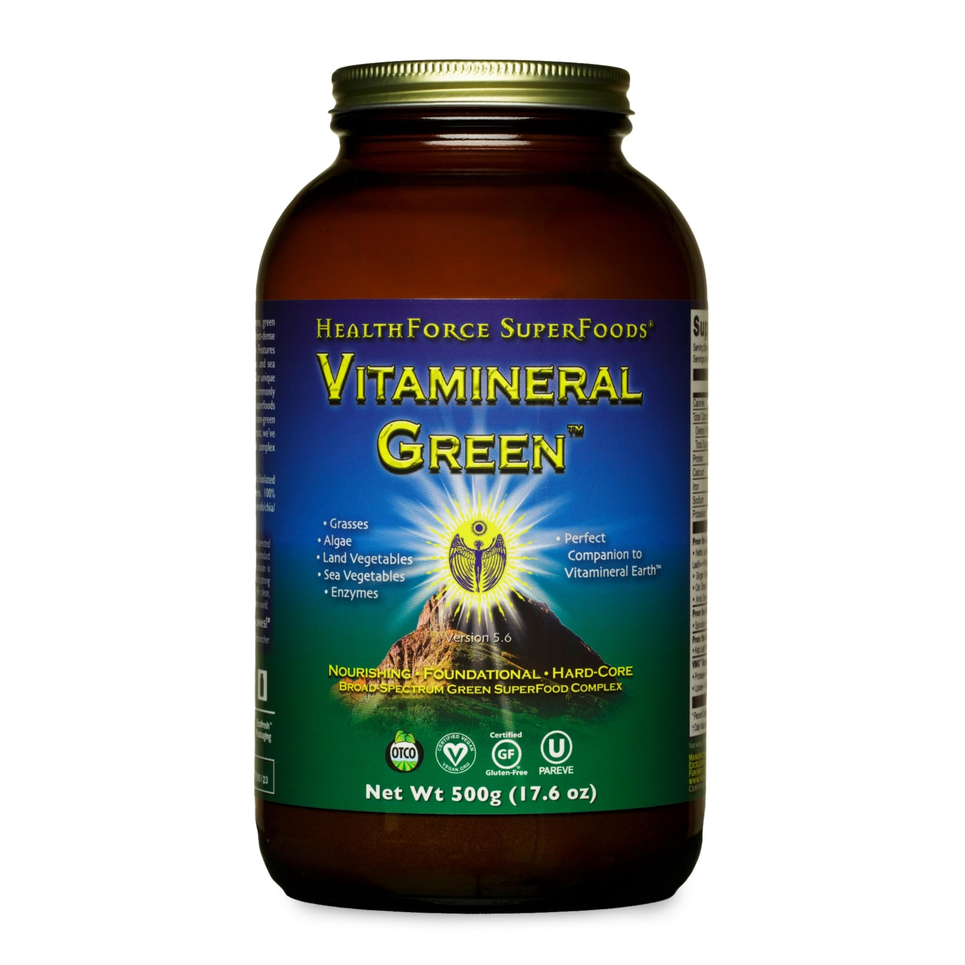 HEALTHFORCE SUPERFOODS Vitamineral Green - Mineral Supplement for Immune & Thyroid Support - Green Powder Supplement with Ingredients from The Land - Gluten-Free & Vegan - 500 Grams HEALTHFORCE SUPERFOODSBuy Supplements Australia