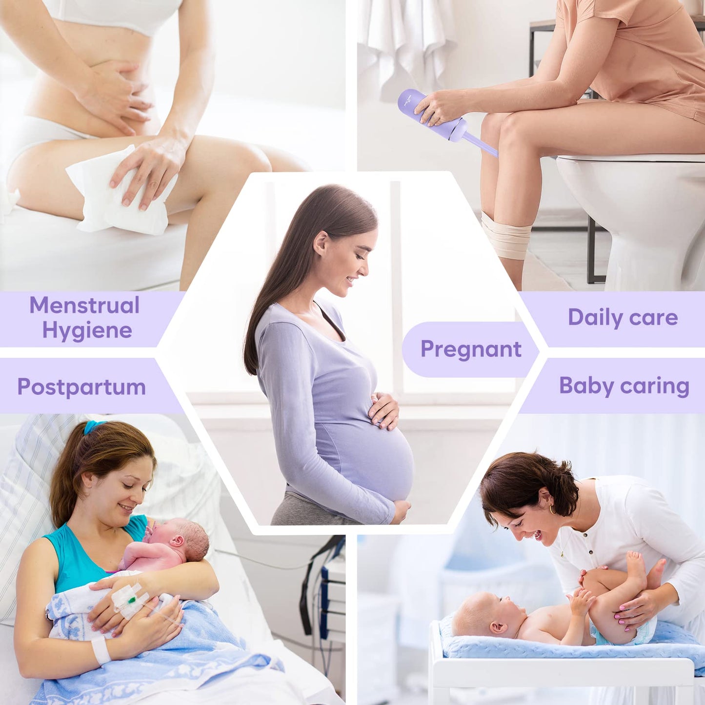 Portable Peri Bottle for Postpartum & Perineal Care: Easy@Home Handheld Bidet Perfect for Personal Easy@HomeBuy Supplements Australia