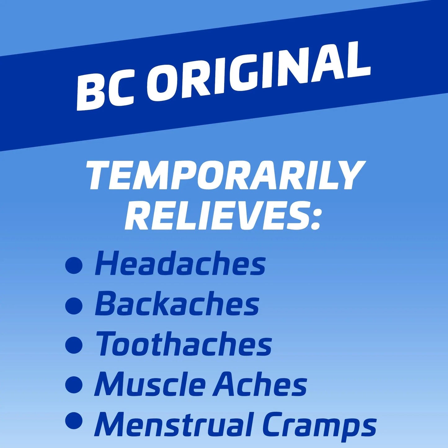 BC Original Headache Relief Powder, Dual-Action Aspirin & Caffeine Dissolve Packs, to Relieve Body Aches, Toothaches & Menstrual Cramps, 50 Count BCBuy Supplements Australia