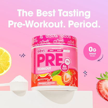 Obvi Pre Workout for Women, Preworkout, Designed for Energy, Stamina and Focus ObviBuy Supplements Australia