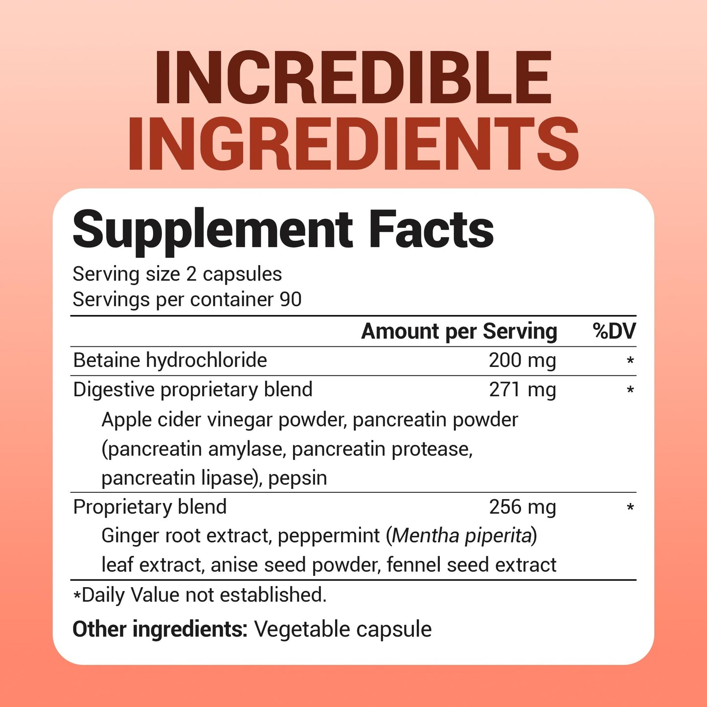 Dr. Berg Advanced Digestive Enzymes with Apple Cider Vinegar - Includes Digestive Health Ingredients Like Betaine Hydrochloride (HCI), Ginger Root & Peppermint Leaf - 180 Capsules Dr. Berg NutritionalsBuy Supplements Australia