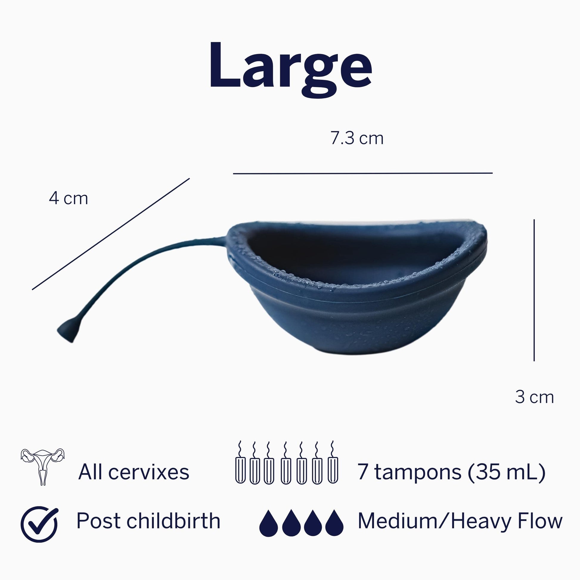 Pixie Soft Menstrual Disc - Ranked 1 for Most Soft Reusable Period Disc - Removable Stem Pixie CupBuy Supplements Australia