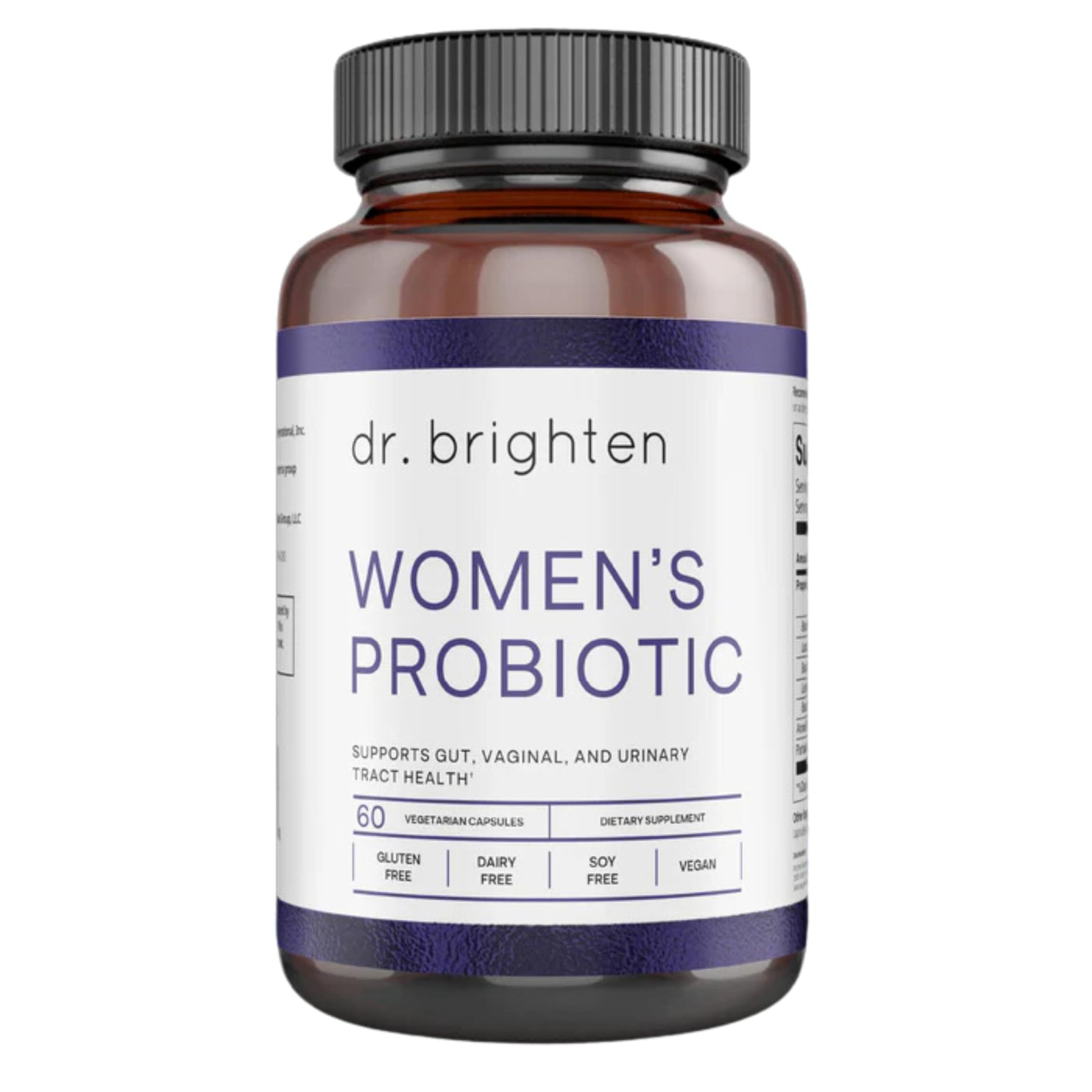 Dr. Brighten Women’s Probiotic - Probiotics, Prebiotics with Antioxidants & Sunfiber for Healthy Hormones, Balanced Female Microbiome, Ovaries and Immune Health - 60 Capsules Dr. BrightenBuy Supplements Australia