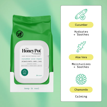 The Honey Pot Company - Feminine Wipes - Daily PH Balancing and Sulfate Free Feminine Products The Honey Pot CompanyBuy Supplements Australia