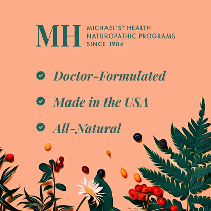 Michael's Health Naturopathic Programs LNG - 120 Vegetarian Tablets - Herbs for Lung and Respiratory Support - Kosher - 40 Servings MICHAEL'SBuy Supplements Australia