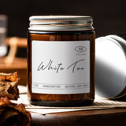 Annye White Tea Scented Candles, Organic Soy Candle for Home Scented, Hand-Poured Jar Candle AnnyeBuy Supplements Australia