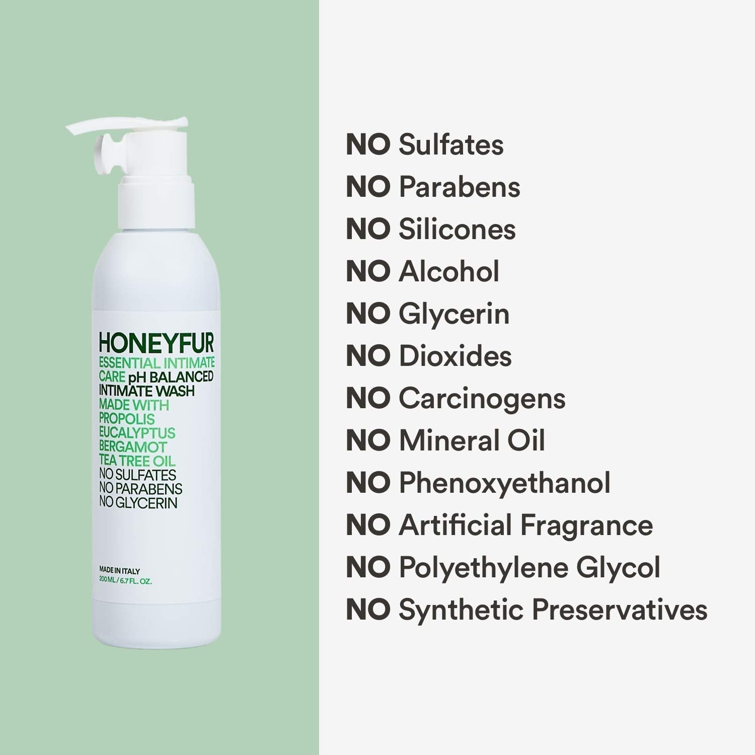 HONEYFUR pH Balanced Natural Feminine Wash For Sensitive Skin – Sulfates & Paraben Free HONEYFURBuy Supplements Australia