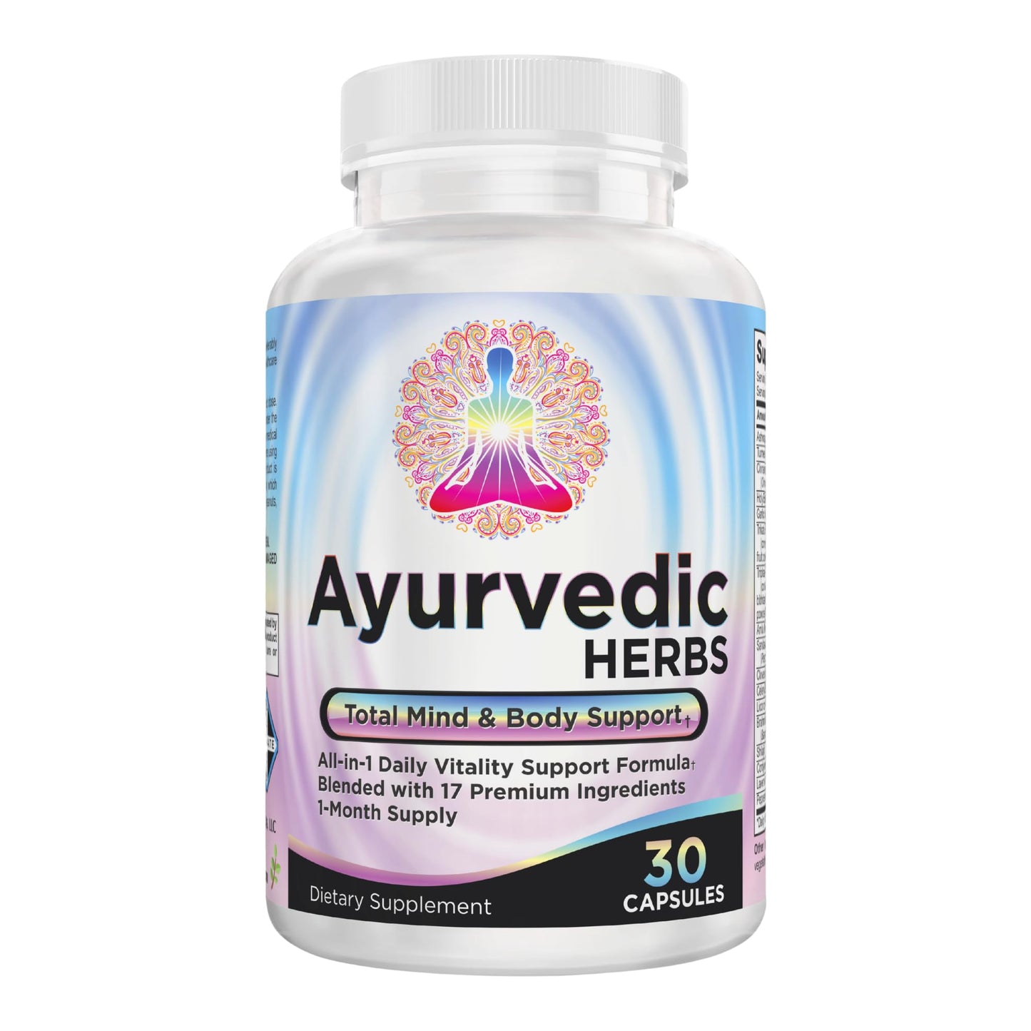 Ayurvedic Herbs 17-in-1 Supplement | Mind & Body Balance | Ayurveda Health Support Blend | Ayurvedic Supplements | 1-Month Supply | 30 Capsules Elevate Recovery SupplementsBuy Supplements Australia