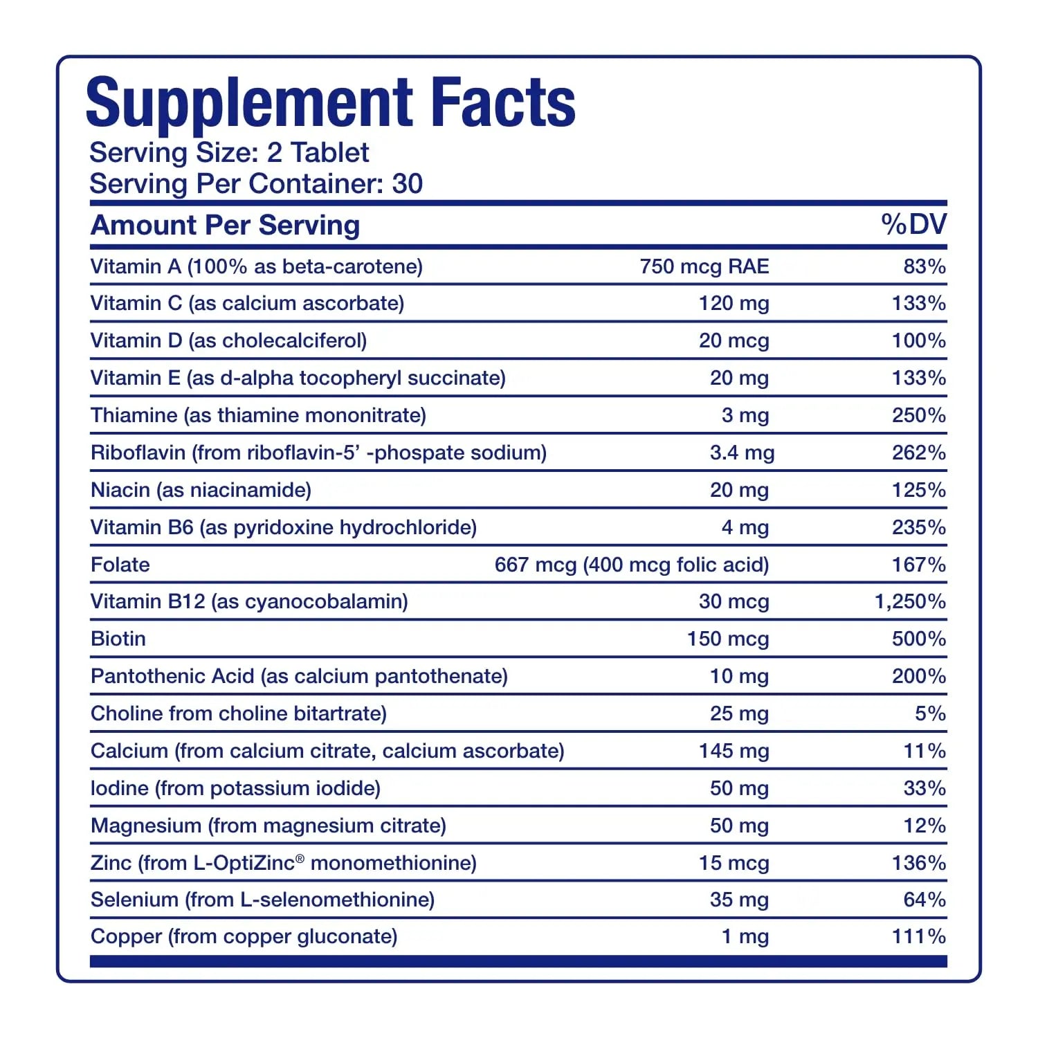 Iron Free Multivitamin for Women 50 and Over - Gentle Easy to Digest Over 50 Multivitamin for Men & Women with 30 Nutrients for Comprehensive Wellness & Immune Support Anabolic LaboratoriesBuy Supplements Australia