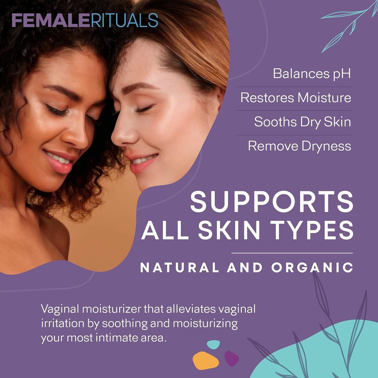FEMALE RITUALS Vulva Moisturizing Cream - Vulva Care Balm - Clinically Tested Vaginal Moisturizer FEMALE RITUALSBuy Supplements Australia