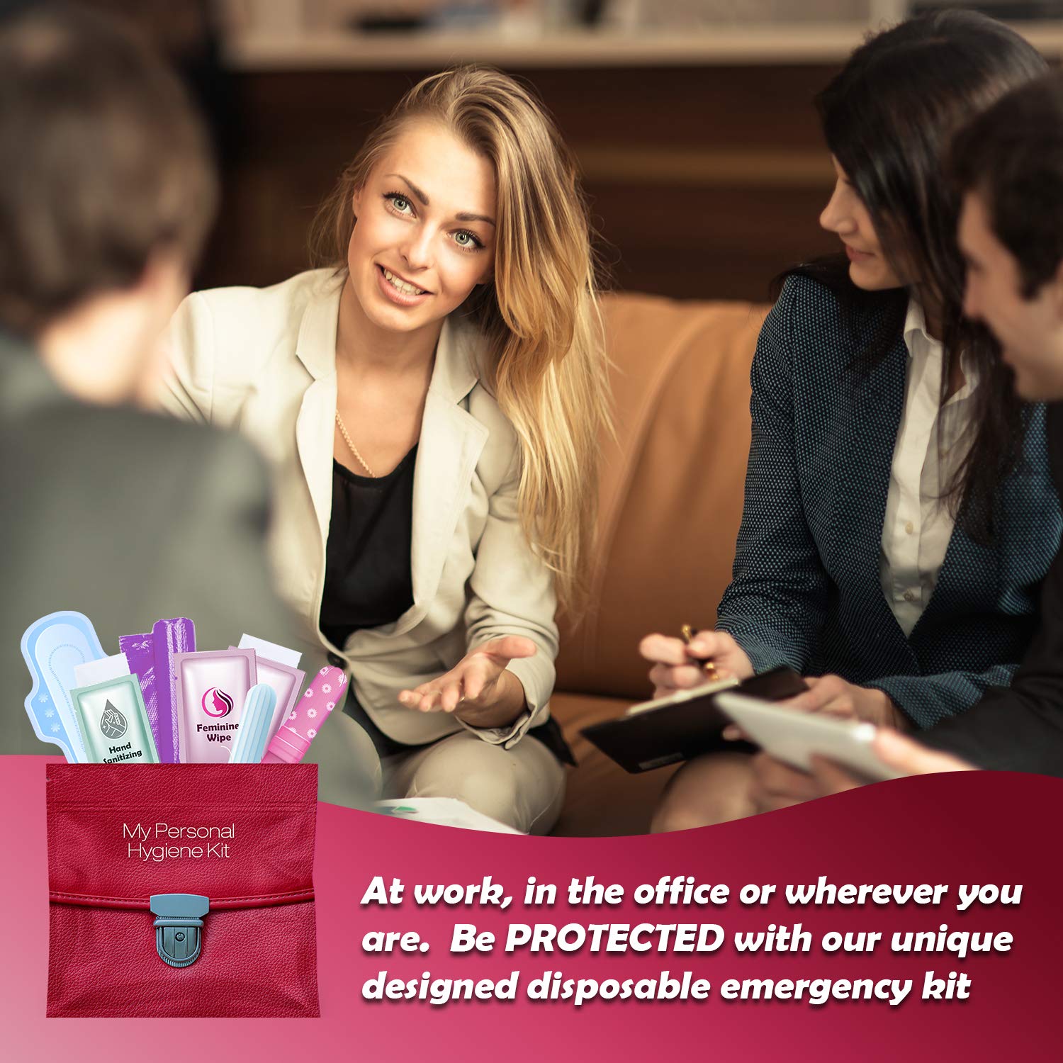 Menstrual Kit All-in-One | Convenience on The Go | Single Period Kit Pack for Travelling, Tweens pH AdvantageBuy Supplements Australia
