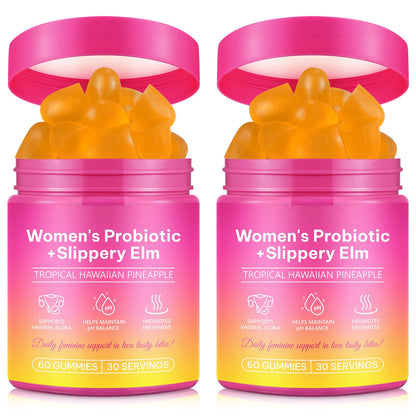 Beyxdu Probiotics for Women Gummies with Slippery Elm Feminine Balance Gummies for Women Vaginal Probiotics with Prebiotics & Lactobacillus Probiotic Blend Vaginal Odor & Vaginal Flora 120Gummy BeyxduBuy Supplements Australia